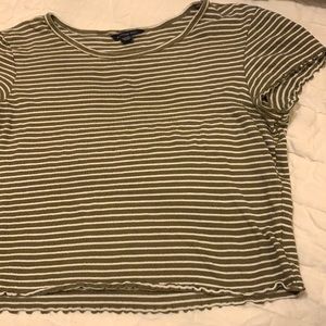 American Eagle Cropped Blouse